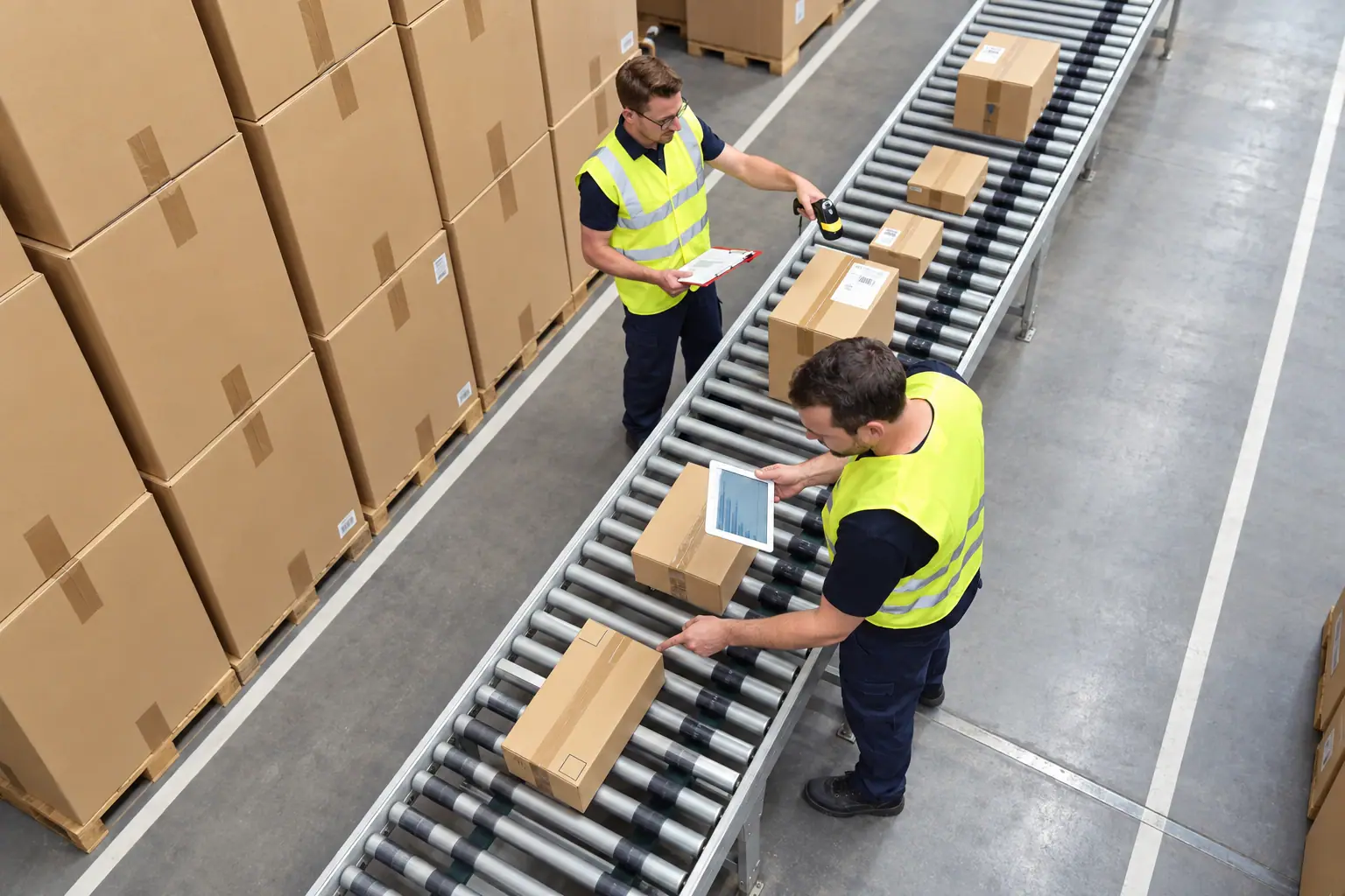 Verpackung, Kommissionierung & Versand